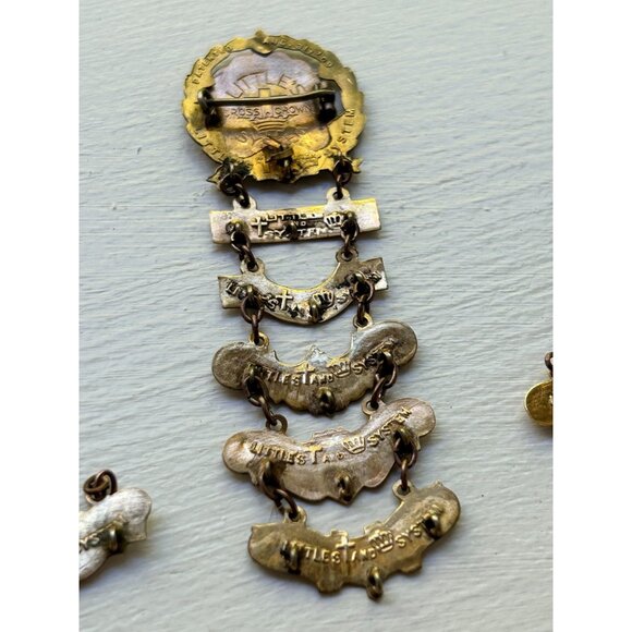 "Little's System Cross & Crown "1 ST CONG'L"  Pn 1/20 9KT Gold r - Picture 6 of 6